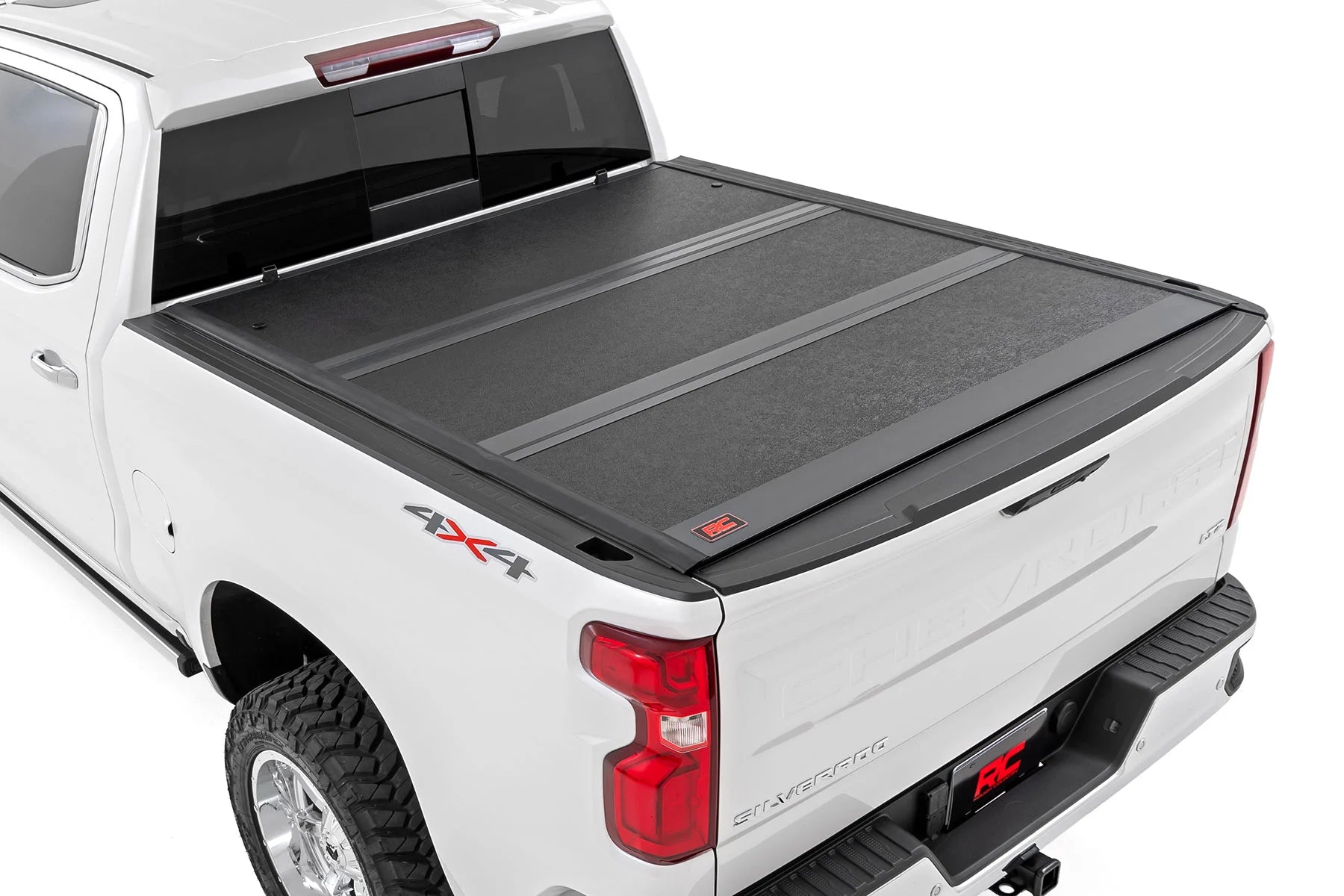 RoughCountry 47119651B Hard tri-fold low-profile bed cover 14-19 Duramax (6'6 RoughCountry 47119651B Hard tri-fold low-profile bed cover 14-19 Duramax (6'6