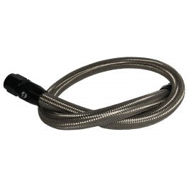 39.50" 12 Valve Cummins Coolant Bypass Hose - Stainless Steel Braided