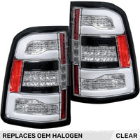 RECON Ultra Bright OLED Tail Lights w/ Scanning Amber Turn Signals 19-25 CUMMINS