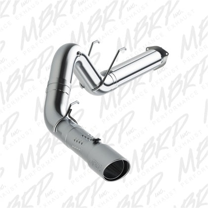 MBRP 5in Filter Back Single Tip T409 Exhaust System 17-18 Powerstroke