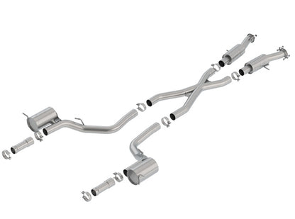 Borla 140756 Jeep trackhawk 6.2 Hemi Cat-Back™ Exhaust ATAK® 18-19