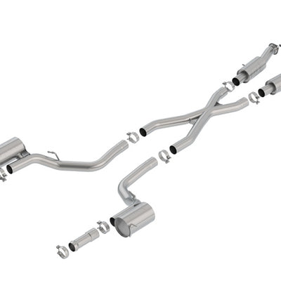 Borla 140756 Jeep trackhawk 6.2 Hemi Cat-Back™ Exhaust ATAK® 18-19