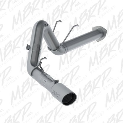 MBRP 4in Filter Back Single Tip Side Exit T409 Exhaust System 17-18 Powerstroke