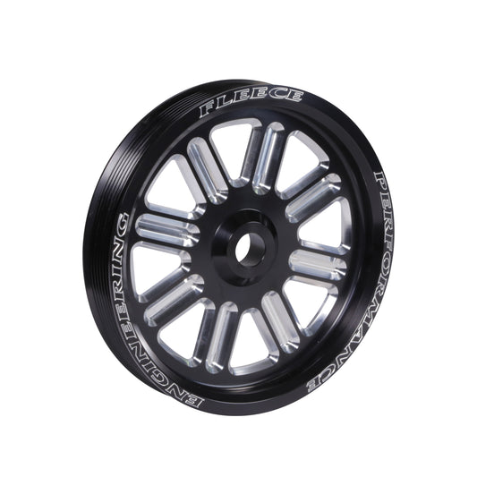 Cummins Dual Pump Spoke Pulley (for use with FPE dual pump bracket) Black