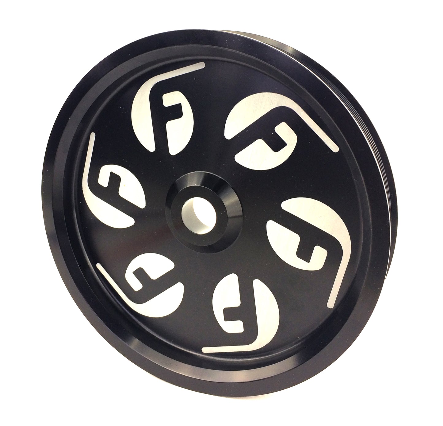 Cummins Dual Pump Pulley (for use with FPE dual pump bracket) Black