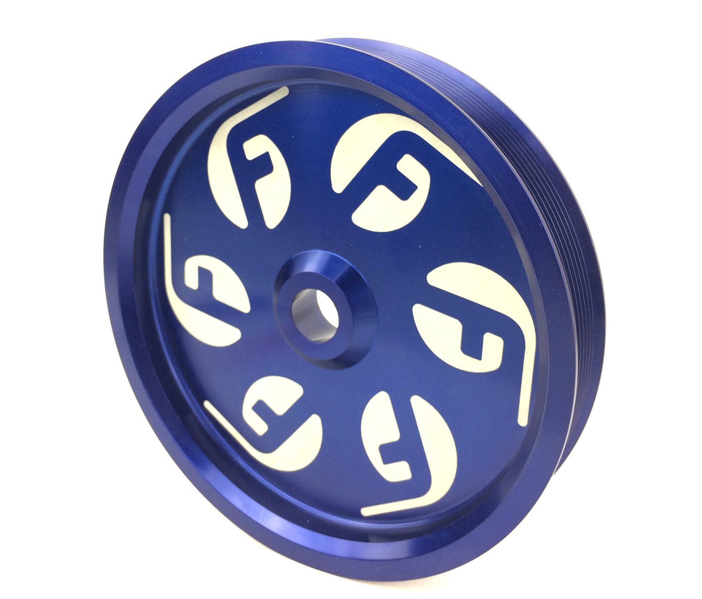 Cummins Dual Pump Pulley (for use with FPE dual pump bracket) Blue