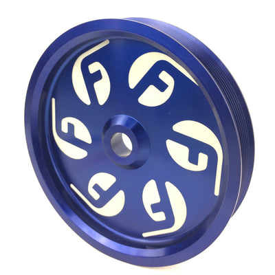 Cummins Dual Pump Pulley (for use with FPE dual pump bracket) Blue