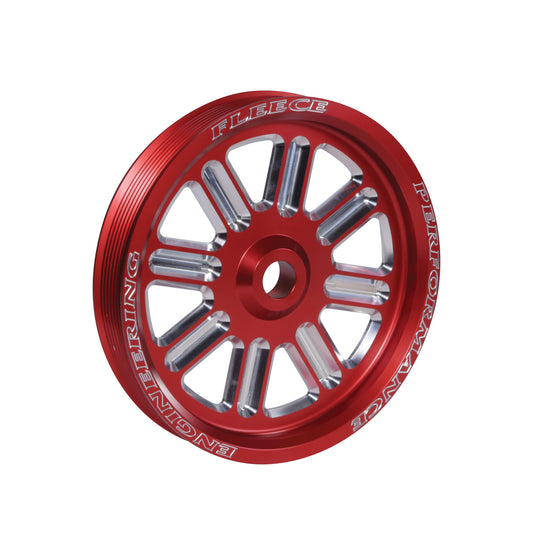 Cummins Dual Pump Spoke Pulley (for use with FPE dual pump bracket) RED