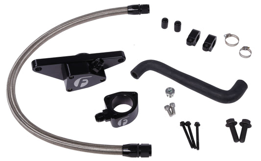 Cummins Coolant Bypass Kit (2006-2007 Auto Trans) w/ Stainless Steel Braided Line