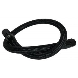 34.5" Common Rail/VP44 Cummins Coolant Bypass Hose (Black Nylon Braided)