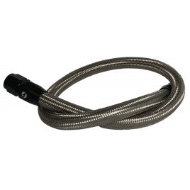 34.5" Common Rail/VP44 Cummins Coolant Bypass Hose - Stainless Steel Braided