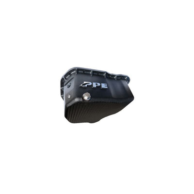 PPE High-Capacity Cast Aluminum Deep Engine Oil Pan (BLACK) 01-10 Duramax