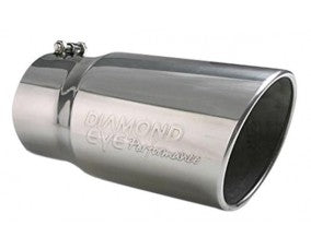 Diamond Eye 5612BAC-DE Polished 5" Exhaust Tip - Universal